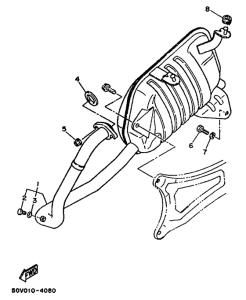 XC125 Выхлопная система