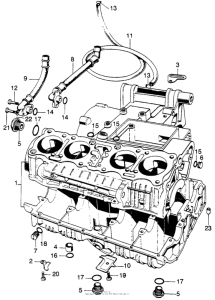 CB750 Картер двигателя