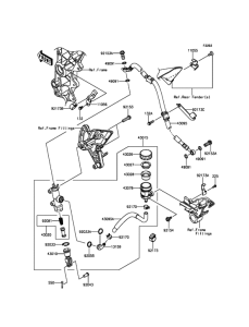 ZR1000 Задний торм цилиндр