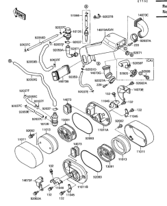 VN1500 Воздушный фильтр