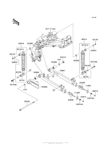 AN112 Swingarm / shock Absorber