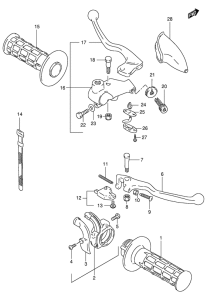 DF125 Рулевой рычаг