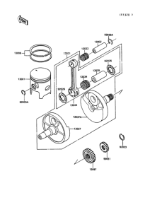  Коленвал и поршни