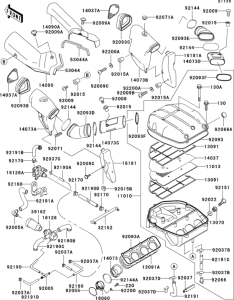 ZX750 Air cleaner(1 / 2)