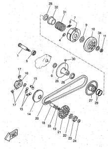 YQ50 Сцепление