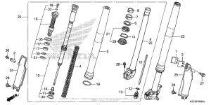  Передняя вилка