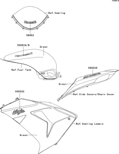 ZX1000 Decals(green)(d6f)