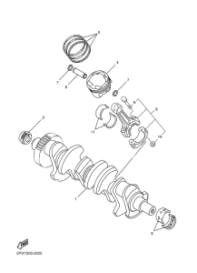 YZF-R1 Ciguenal & piston