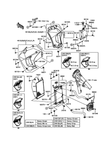 KL650 Радиатор