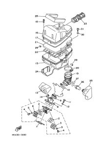 TDR125 Впускная система