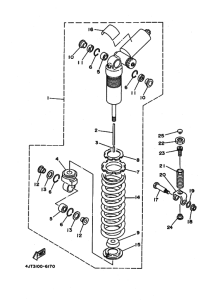 TZ250 Задняя подвеска