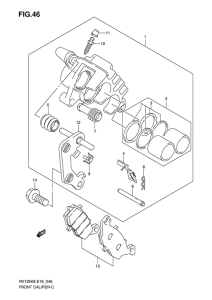 RV125 Передний суппорт