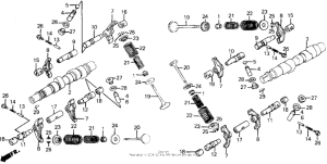 GL1200I Распределительный вал
