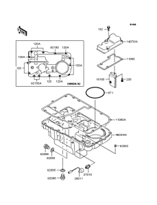 ZR1100 Поддон картера