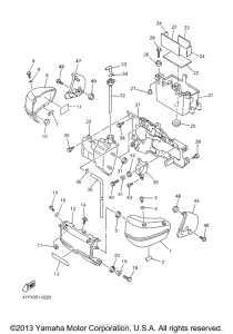 XVZ1300AM Боковые обтекатели