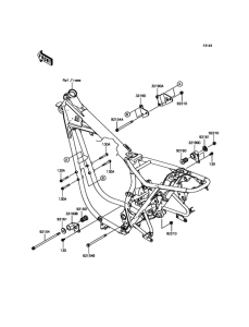 EJ800 Крепление двигателя