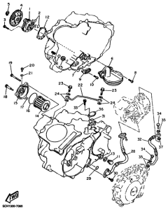 TT600R Масляный насос