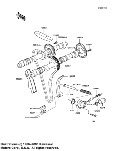 KZ1000 Camshafts / chain / tensioner
