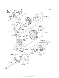EJ800 Задняя ступица колеса