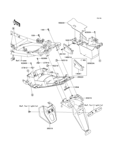 EX650 Заднее крыло