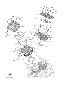 XV1900A Головка цилиндров