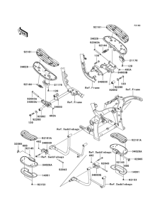 VN2000 Подножки