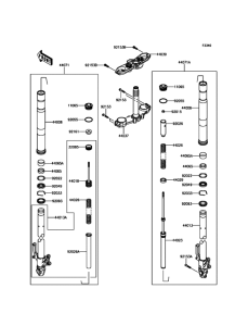 ZR800 Передняя вилка