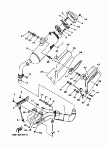 XT1200Z Выхлопная система