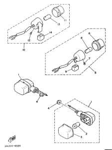 YSR50 Поворотники