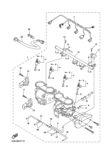 YZF-R1 Впускная система 2