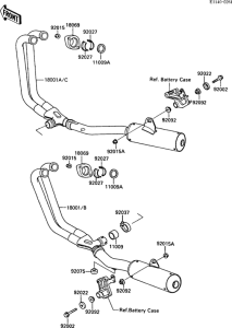 ZX600 Глушитель