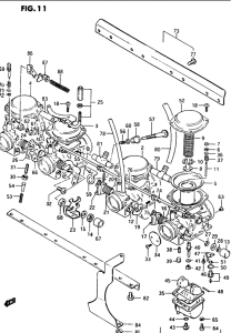 GS1100 Carburetor assy