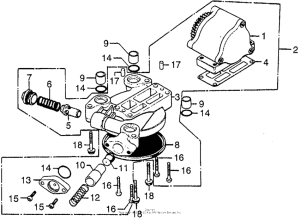 CB750 Масляный насос