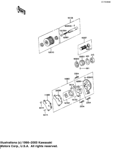 KZ250 Насос масляный  / фильтр масляный