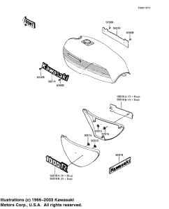 KZ1000 Наклейки