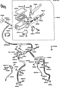 ZX900 Главный тормозной цилиндр