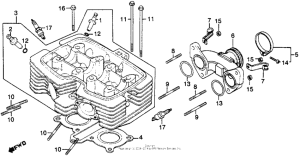 CM250 Головка цилиндров