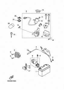 YP400RA Электрика 1