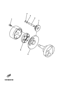 YP250R Стартер