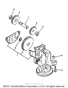 XVZ12DL Масляный насос