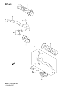 AN400 (ABS) Рулевой рычаг