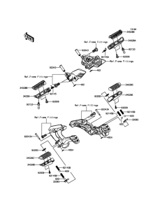 ZG1400 Подножки
