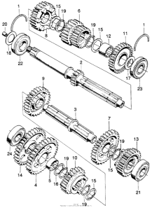 CB750 Трансмиссия