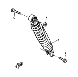 CW50RS Задняя подвеска