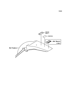KX125 Наклейки