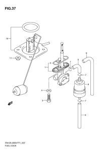 EN125-2 Топливный кран