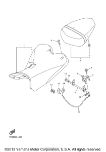 YZF-R1 Сиденье