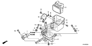 CBR250R (ABS) Модуль ABS