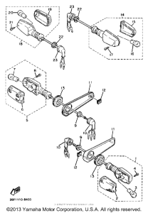 FZR400SUC Поворотники