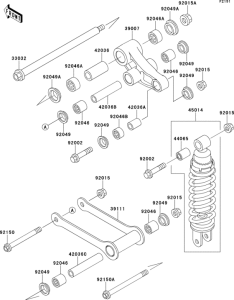 VN800 Подвеска  /  амортизатор